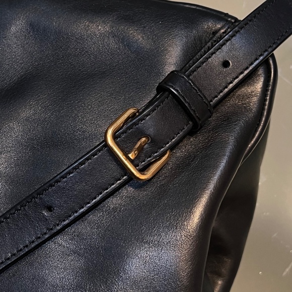 Marc by Marc Jacobs Luna Mini Leather Backpack Black 100% Cow Leather
